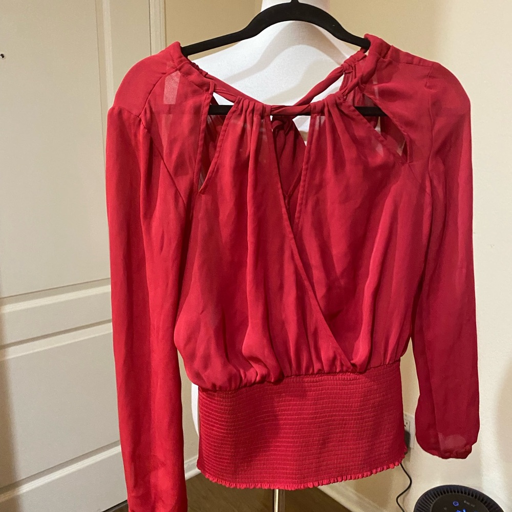 Bebe Red Top